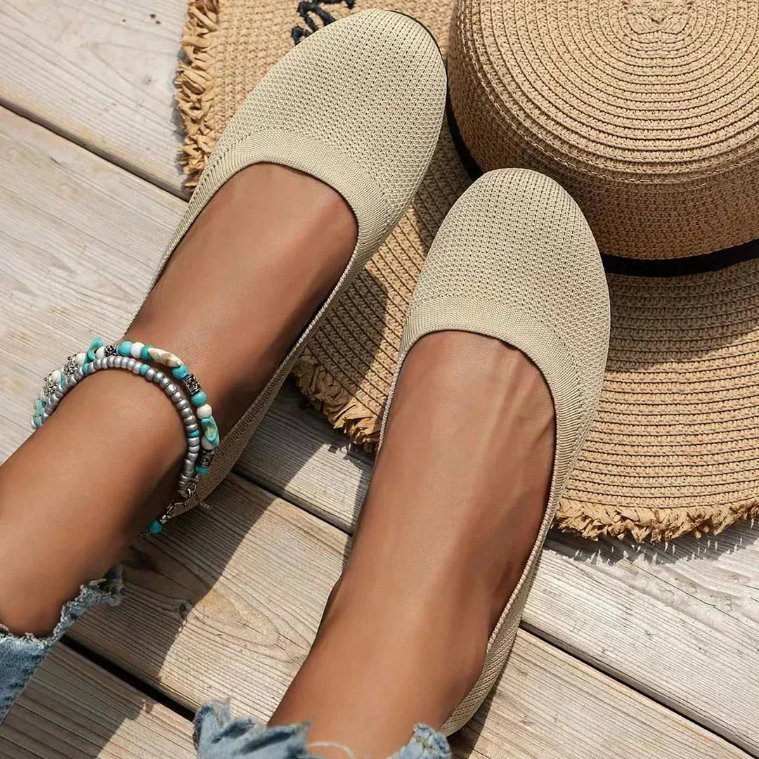Flexible Ballerina Flats For Women With Soft Fabric And Comfortable Fit | Lersk