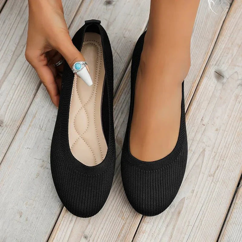 Flexible Ballerina Flats For Women With Soft Fabric And Comfortable Fit | Lersk