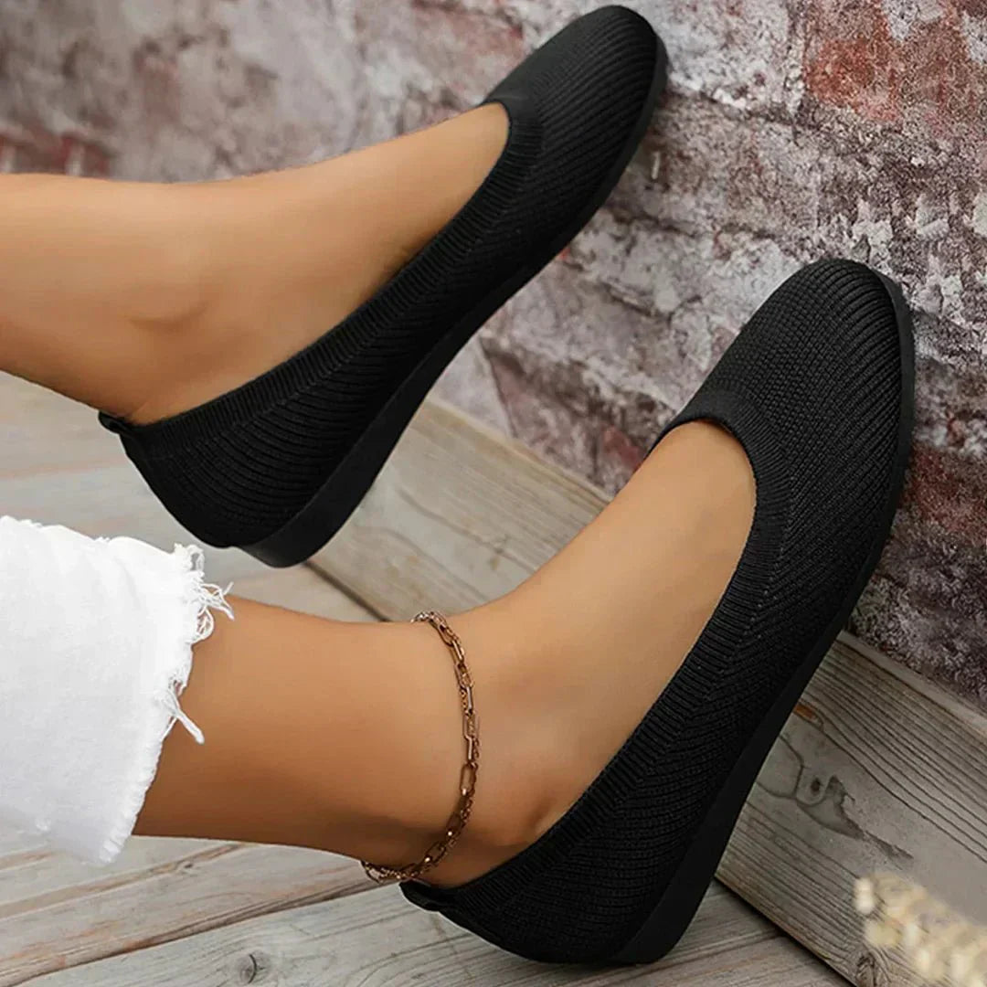 Flexible Ballerina Flats For Women With Soft Fabric And Comfortable Fit | Lersk