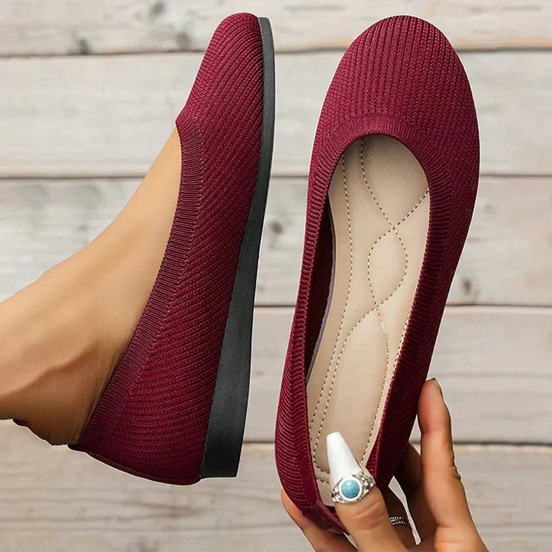 Flexible Ballerina Flats For Women With Soft Fabric And Comfortable Fit | Lersk