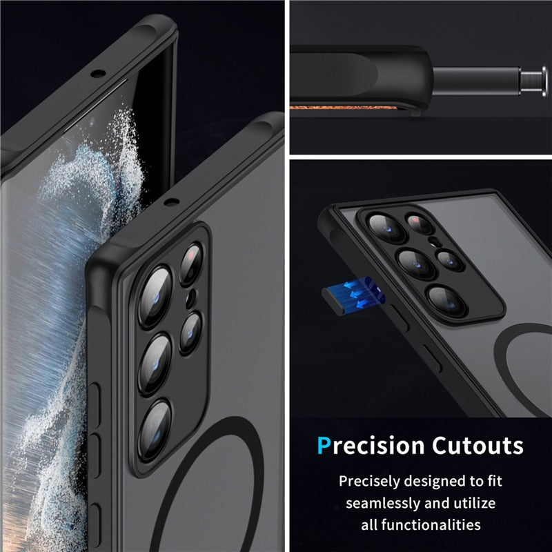 Samsung Magnetic Shockproof Case For Galaxy And Other Samsung Smartphones Mobile Devices | Lersk
