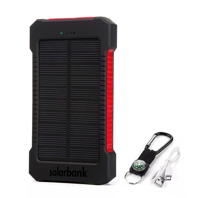 SolarPulse 20000mAh solární powerbanka pro použití na cestách | Lersk