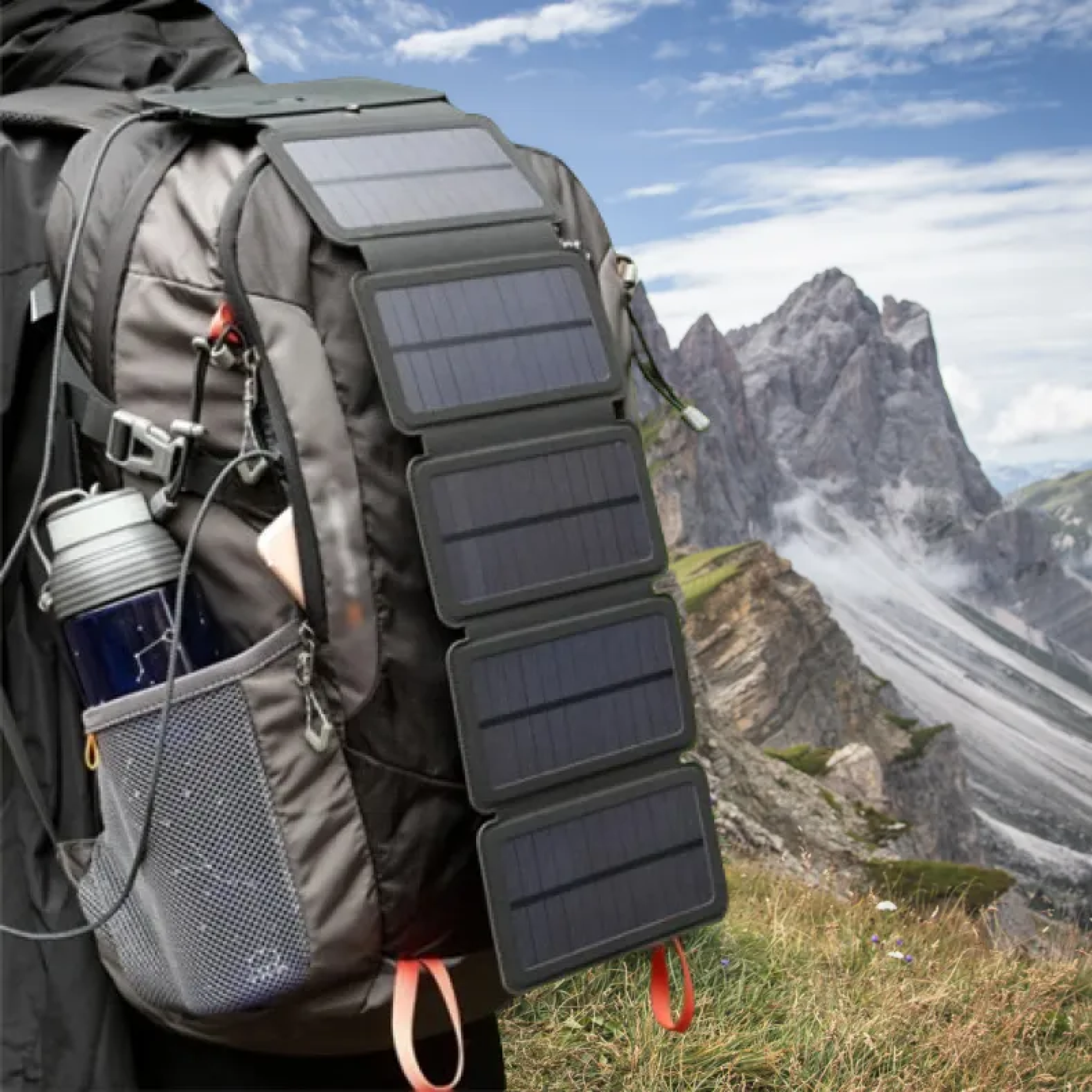 SunPeak Portable Solar Power Bank For Mobile Backup | Lersk
