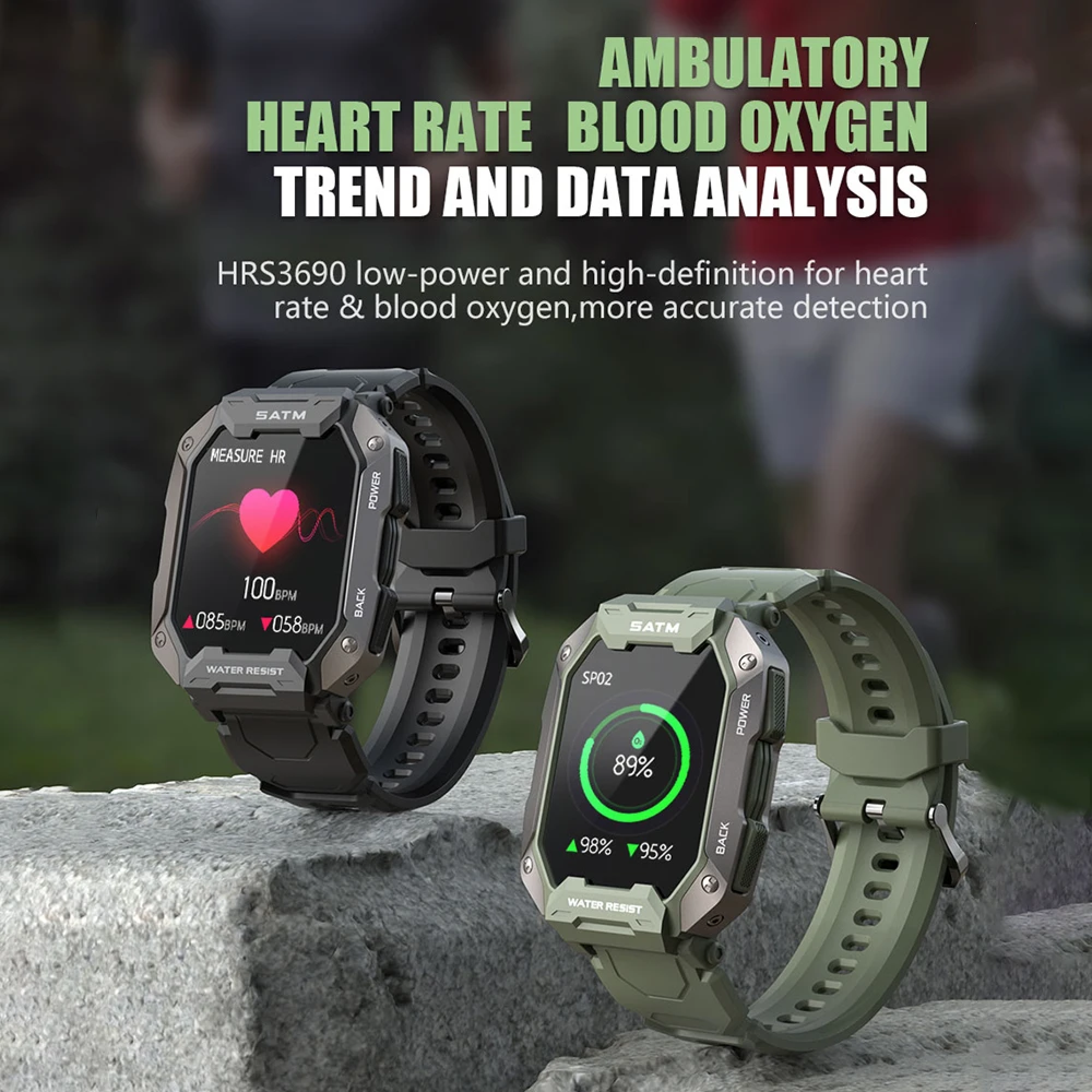 Sentinel Trek Tactical Smartwatch With Extended Battery For Harsh Environments | Lersk