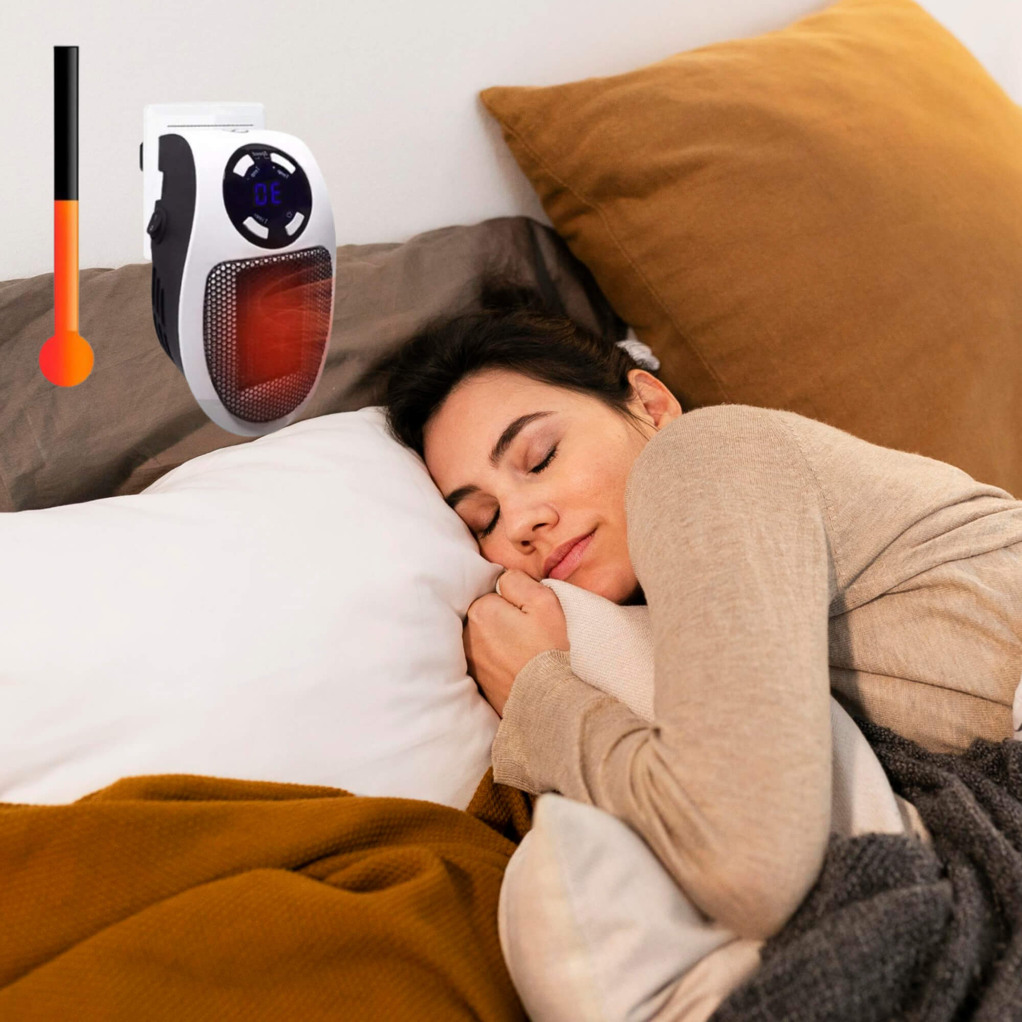 Calefactor portátil eficiente en energía Asera para habitaciones | Lersk