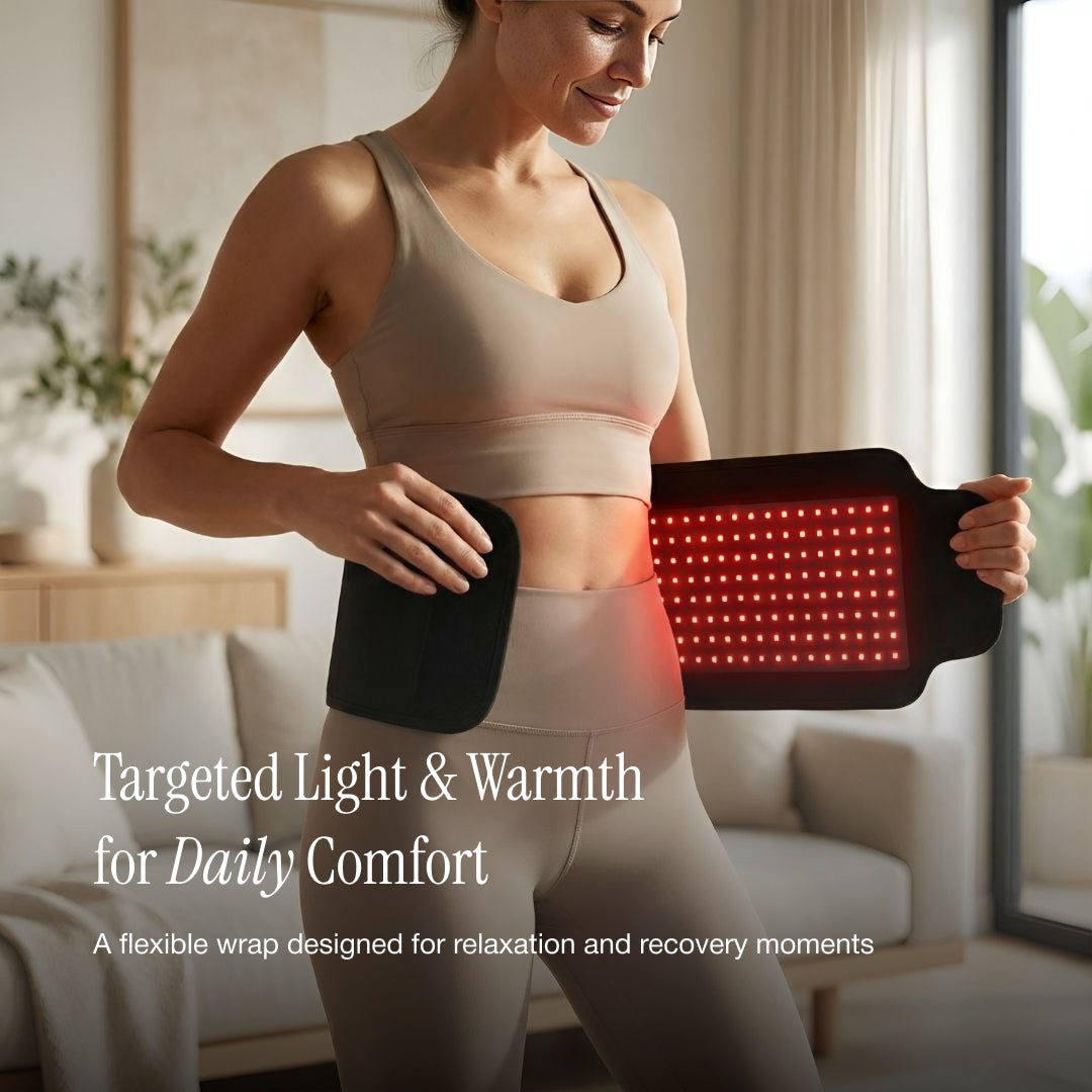 Infrared Red Light Therapy Wrap Belt for Waist, Back & Body Comfort | Lersk