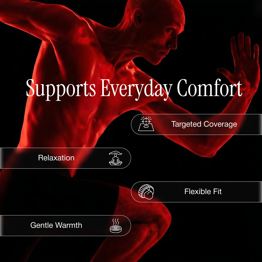 Infrared Red Light Therapy Wrap Belt for Waist, Back & Body Comfort | Lersk