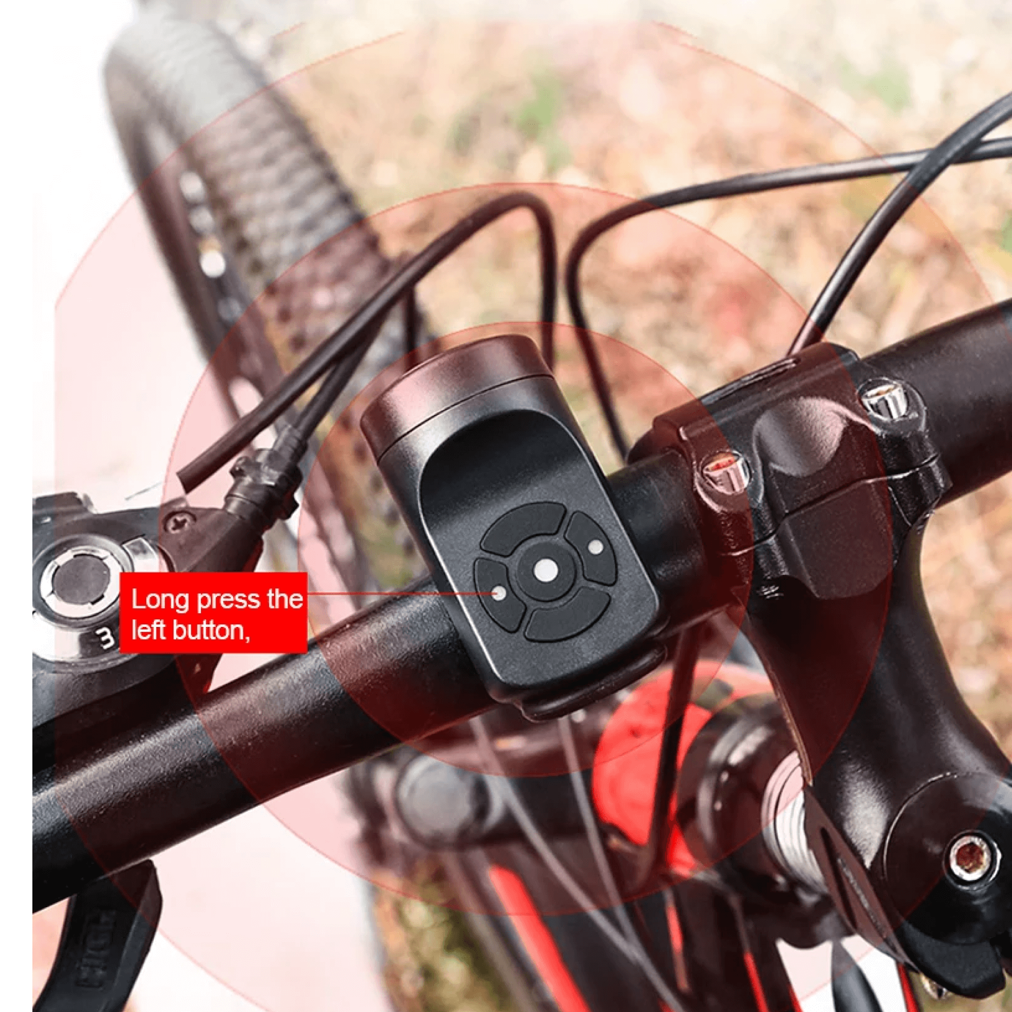 LumaGuard 120dB USB Bike Alarm With Four Modes For City And Trail Rides | Lersk