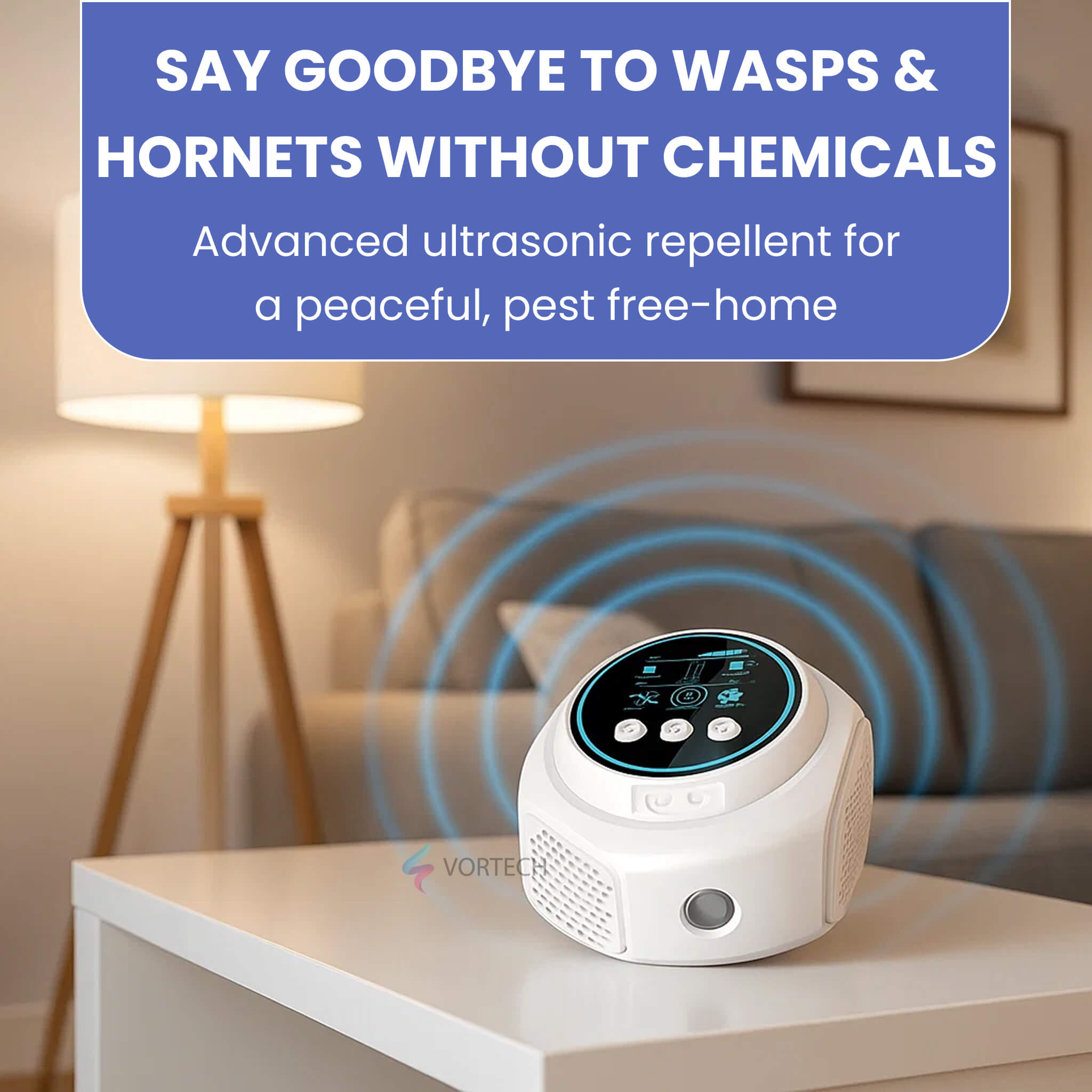 QGuard Ultrasonic Wasp & Hornet Control Plug-In 3200 Sq Ft | Lersk