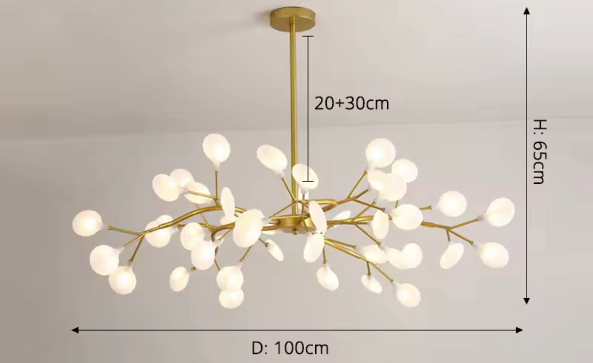 Gilded Branch Chandelier | Lersk