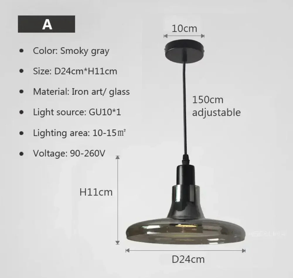 Harlow Modern Glass Pendant Lights | Lersk