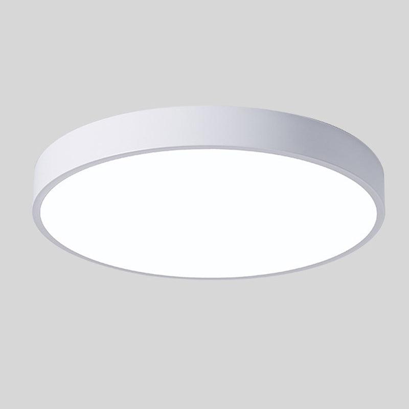 ضوء سقفي دائري LED على الطراز الإسكندنافي بإضاءة ناعمة وتصميم بسيط لغرف النوم ومناطق العمل | Lersk