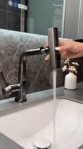 Aqualine FluxPull Pull Out Faucet With 60 cm Extendable Hose And 360 Swivel | Lersk