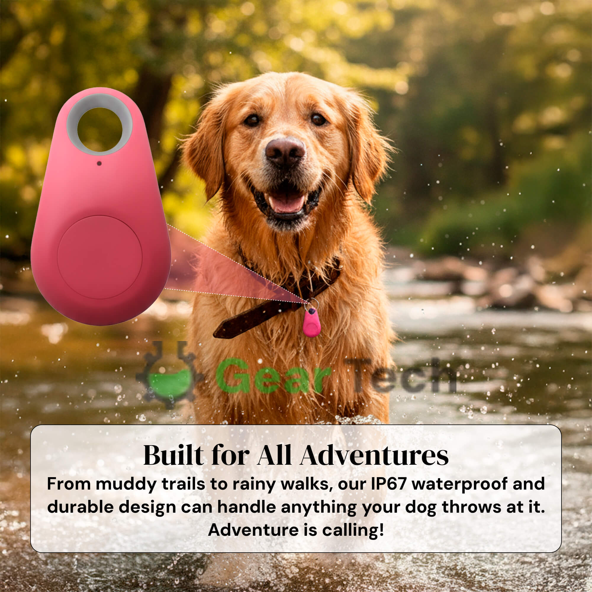Kirra GPS Dog Tracker, Waterproof, Real-Time Alerts | Lersk
