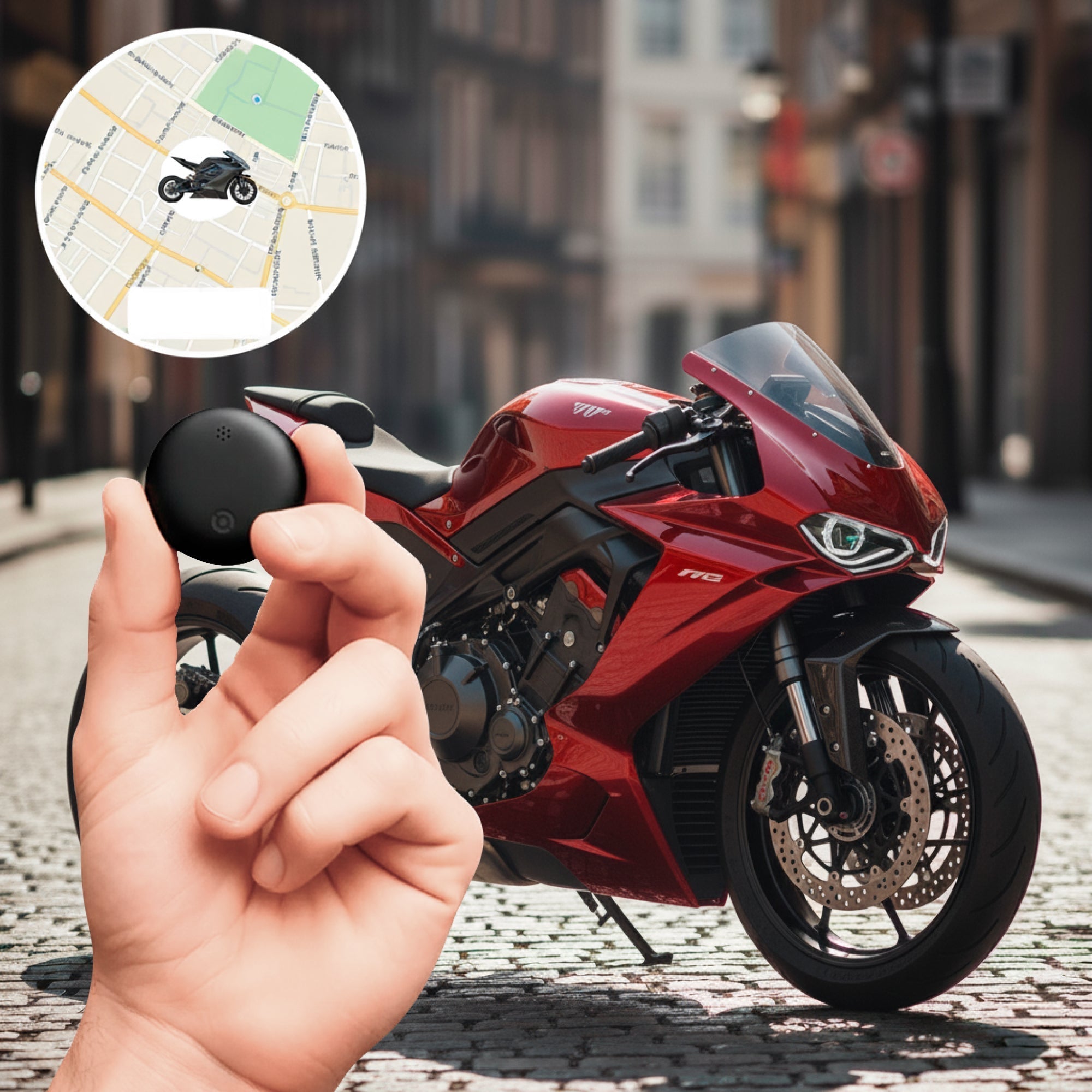 Varo Live Moto GPS Tracker, No Subscription, Android & iOS | Lersk
