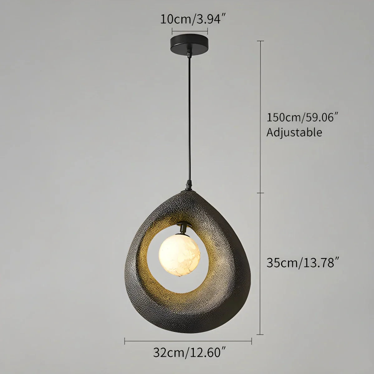 Circular Wabi Sabi Pendant Light Modern Lighting | Lersk