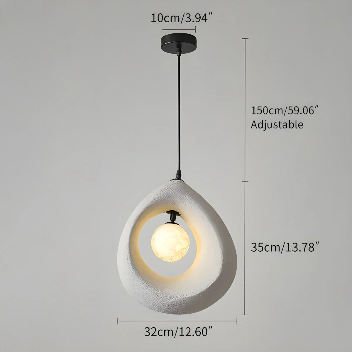 Circular Wabi Sabi Pendant Light Modern Lighting | Lersk