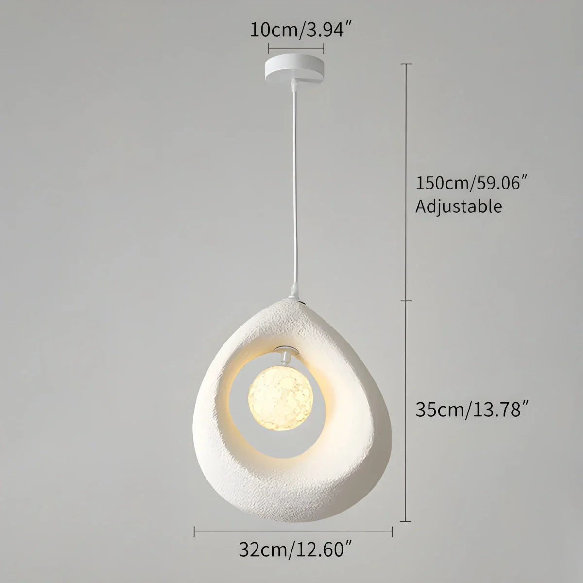 Circular Wabi Sabi Pendant Light Modern Lighting | Lersk