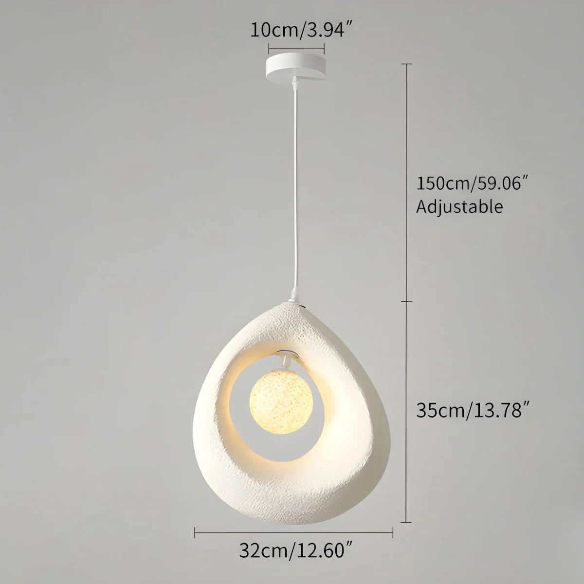 Circular Wabi Sabi Pendant Light Modern Lighting | Lersk