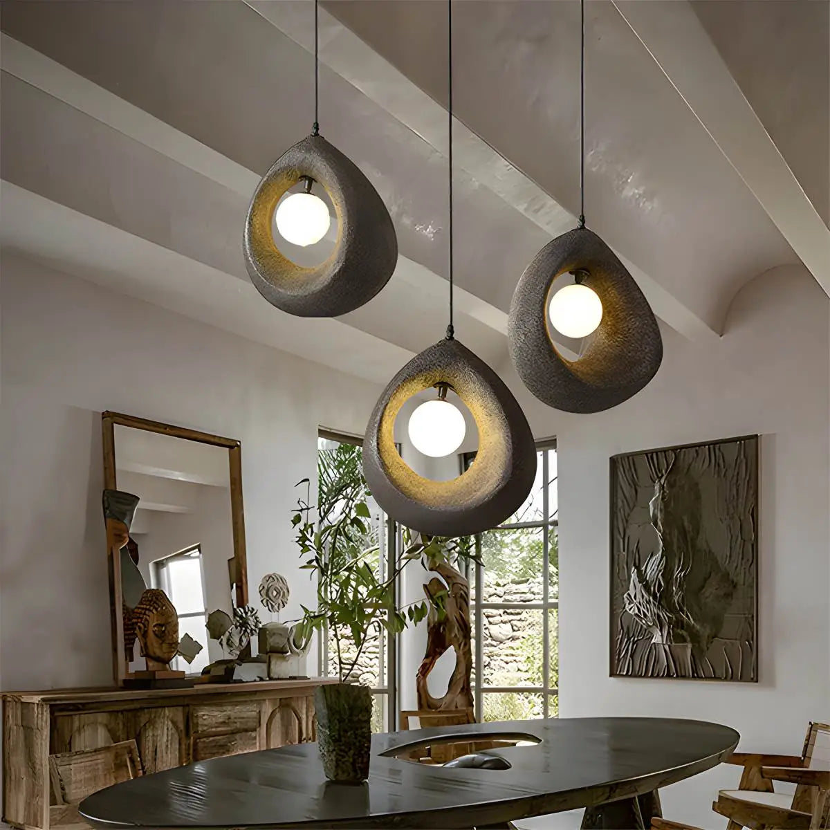 Circular Wabi Sabi Pendant Light Modern Lighting | Lersk