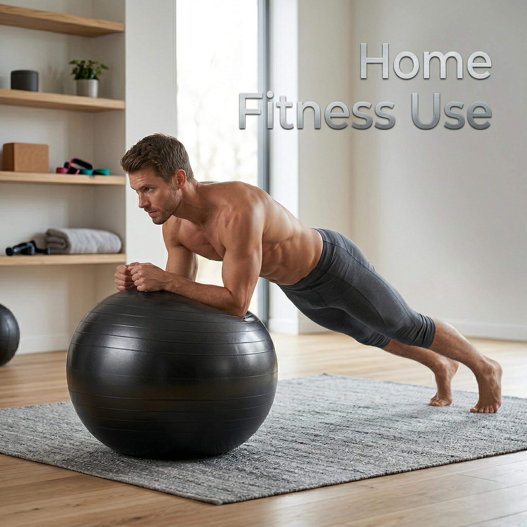 Anti-Platz Stabilitäts-Balanceball – Kraft & Kern-Ausrichtung | Lersk