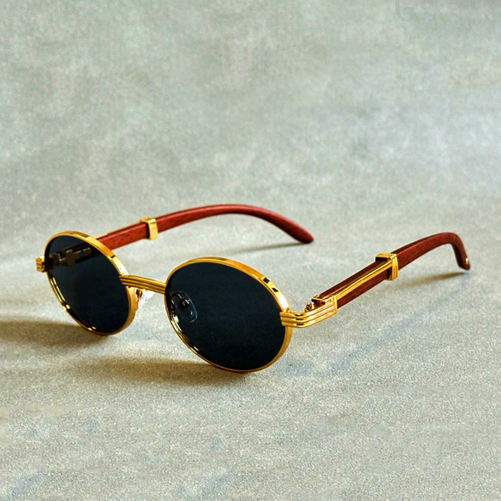 Rowen Vintage Runde Sonnenbrille | Lersk