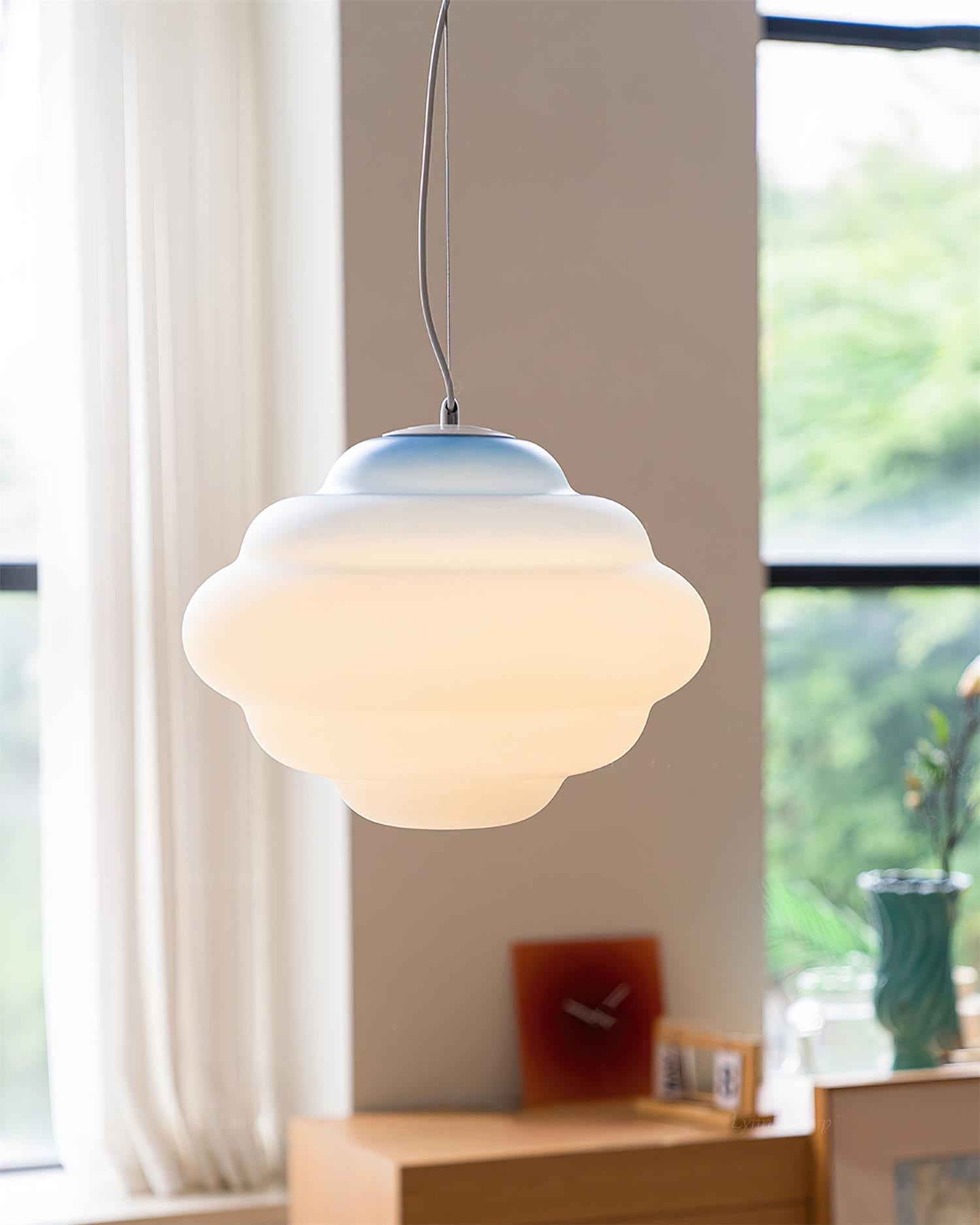 Závěsná lampa AuroraHue Gradient s matným sklem pro atmosféru | Lersk