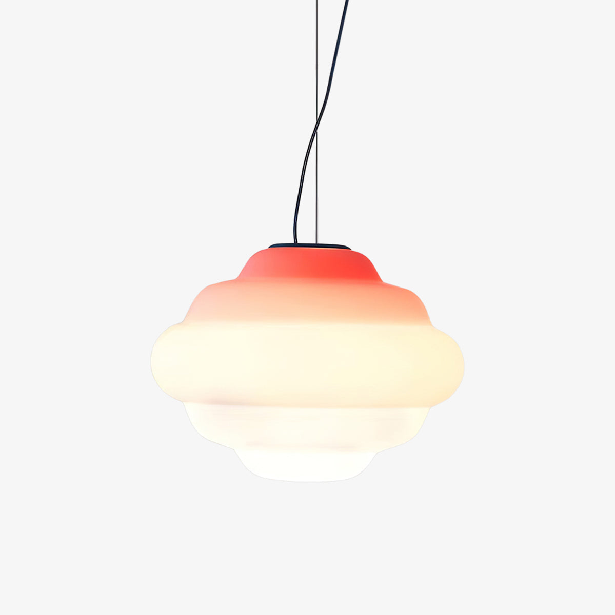 Závěsná lampa AuroraHue Gradient s matným sklem pro atmosféru | Lersk