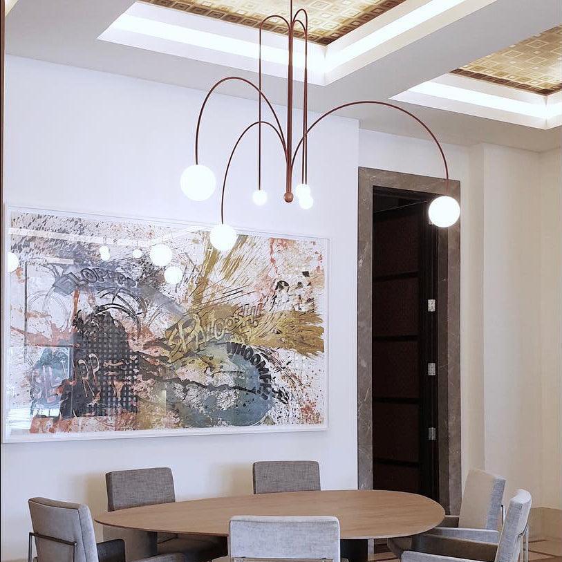 Nova Crest Pendant Light With Dramatic Hanging Design For Dining Rooms Entrances | Lersk
