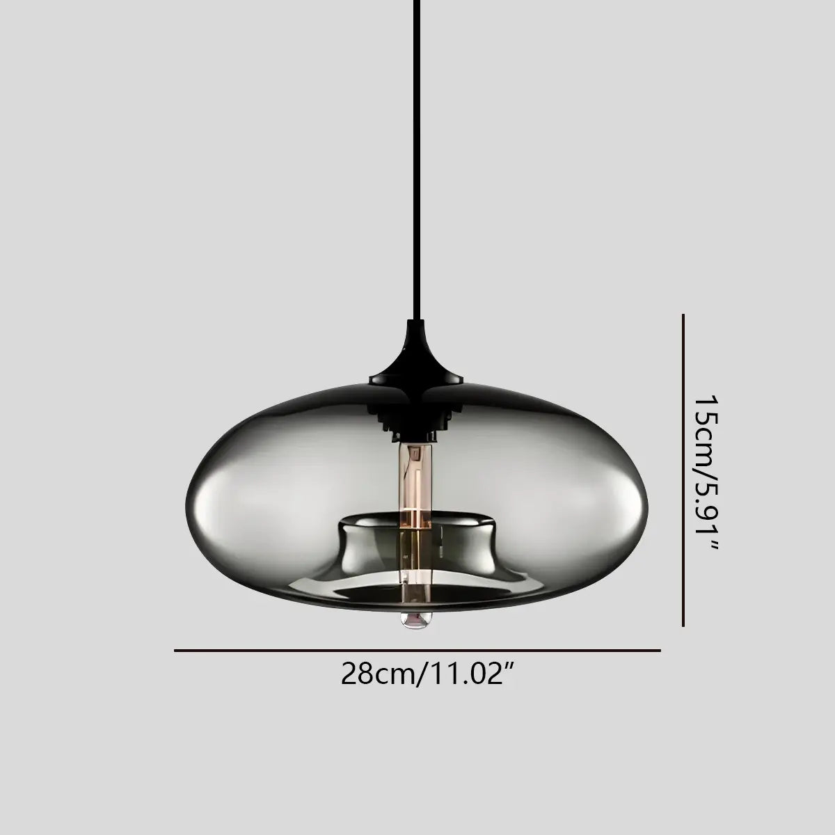 Colorful Glass Pendant Light for Dining Area | Lersk