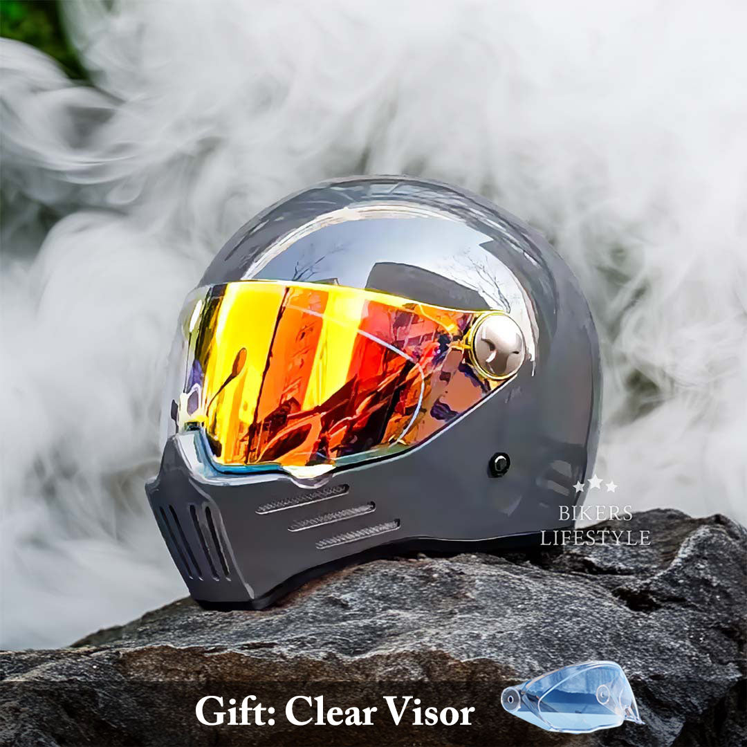 Bikerslifestyle Riders Full Face Motorcycle Helmet DOT ECE | Lersk