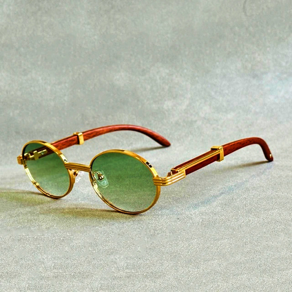Rowen Vintage Runde Sonnenbrille | Lersk