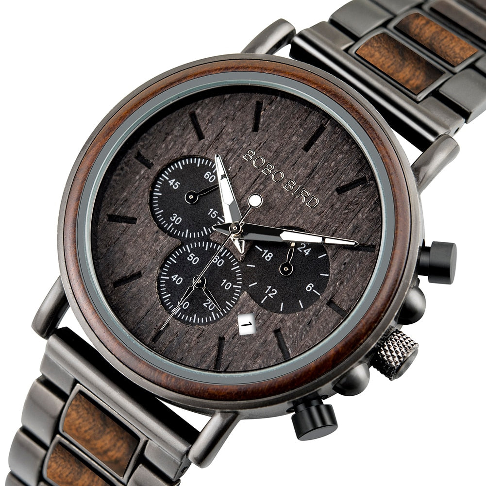 TimberLuxe Wooden Watch 3ATM Water-Resistant Gift Box | Lersk
