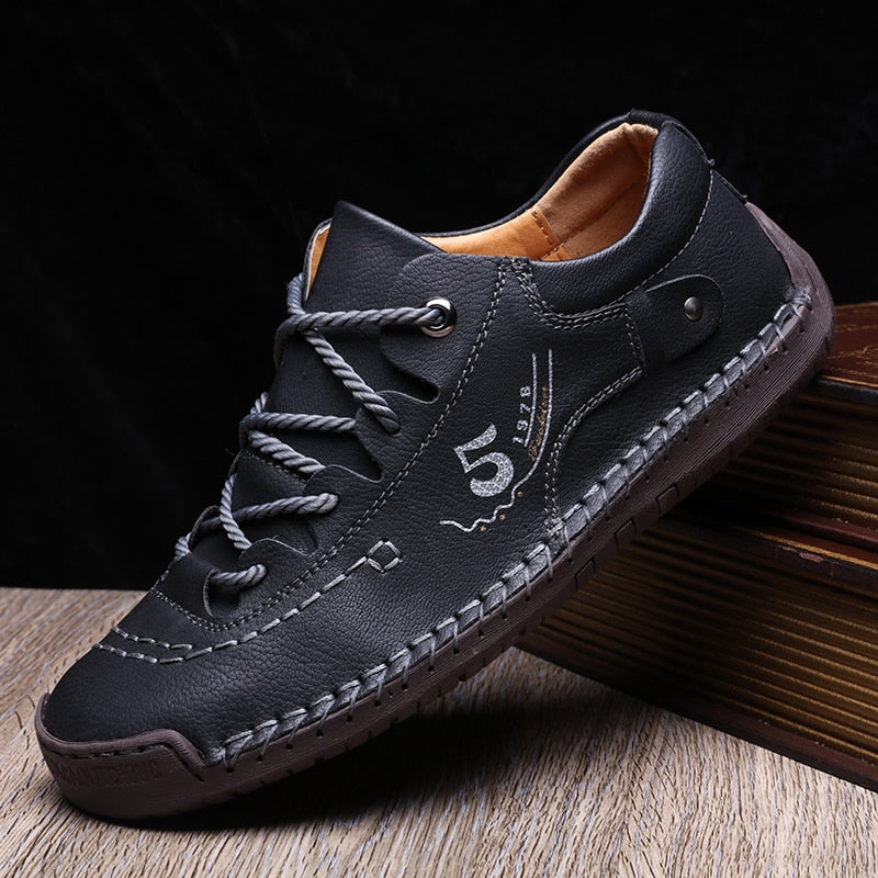 Orthopedic Leather Shoes For Men For Everyday Use And Travel Comfort All Day Wear | Lersk