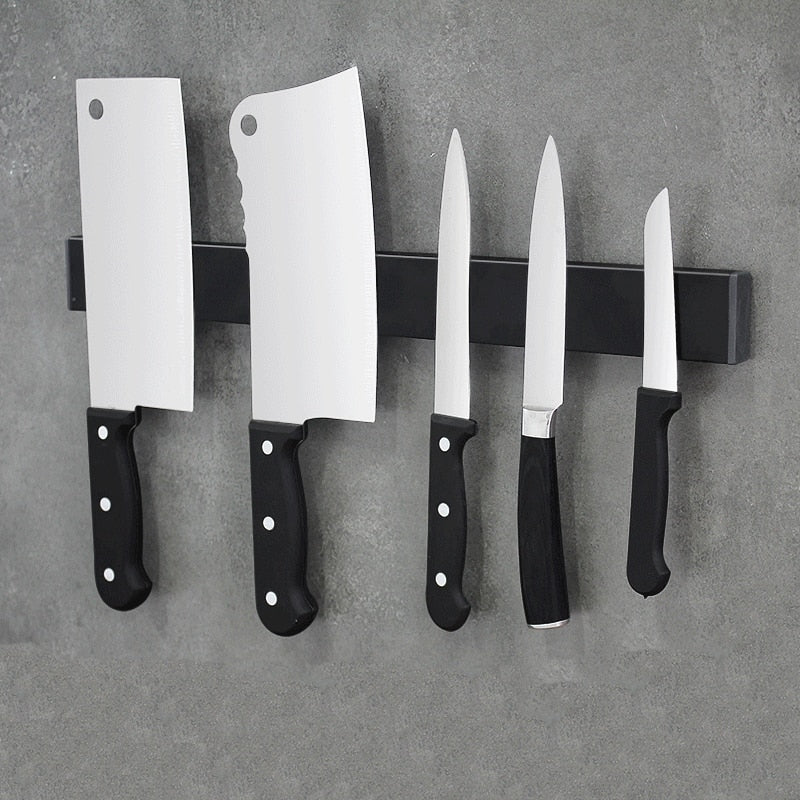 ZenithForge Magnetic Knife Rack Wall Mount In Stainless Steel | Lersk