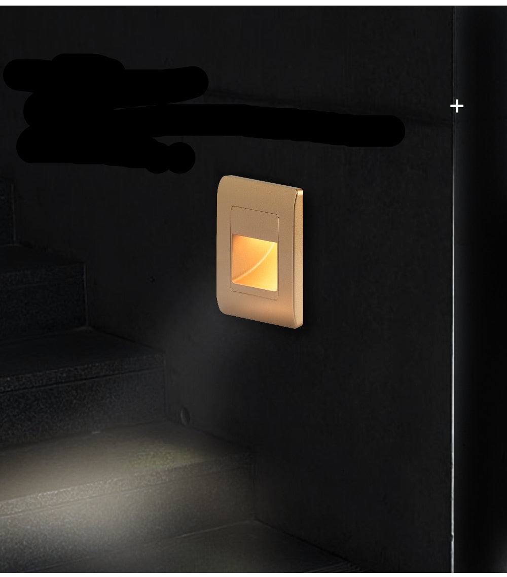 AstraLite LED schodové světlo s PIR pohybovým senzorem Čtyři barevné režimy | Lersk