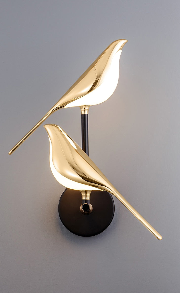 LumiBird Nordic LED Bird Wall Lamp for Modern Home Decor Lovers | Lersk