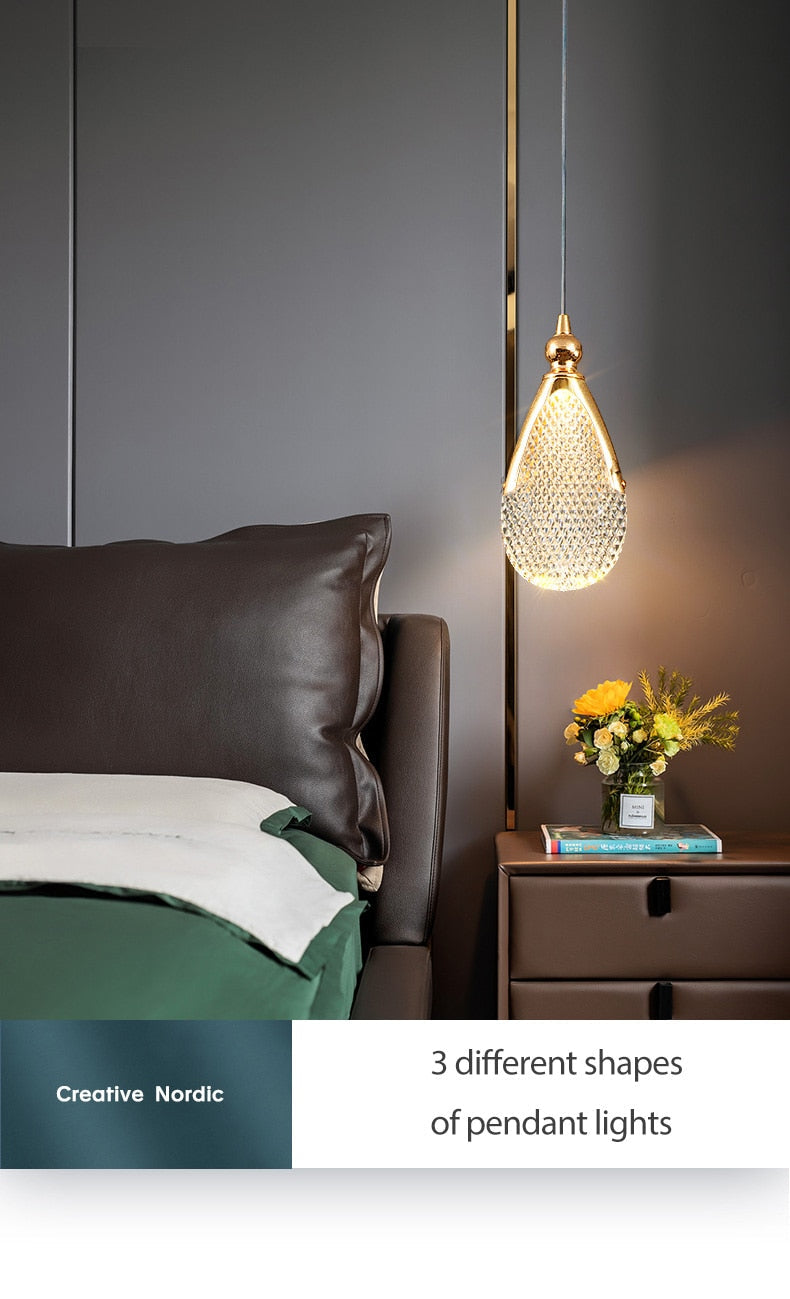 Aurelia Nordic 3-Style LED Pendant Light with Warm Glow | Lersk