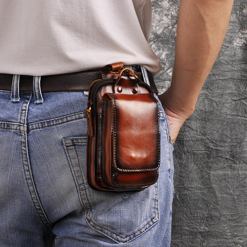 Premium Leder Herren-Gürteltasche für tägliche Essentials und eleganten Stil unterwegs | Lersk