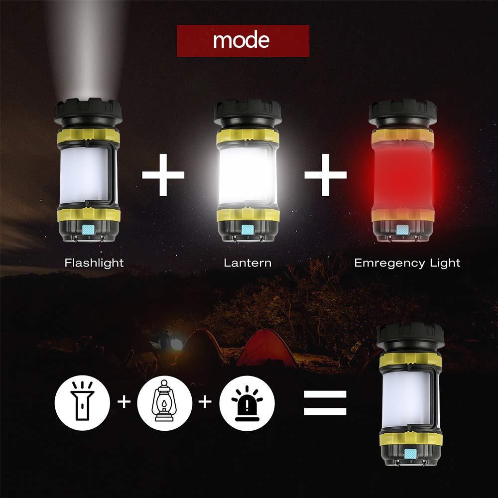 LumosPro Rechargeable Camping Lantern 3000mAh USB Charging | Lersk