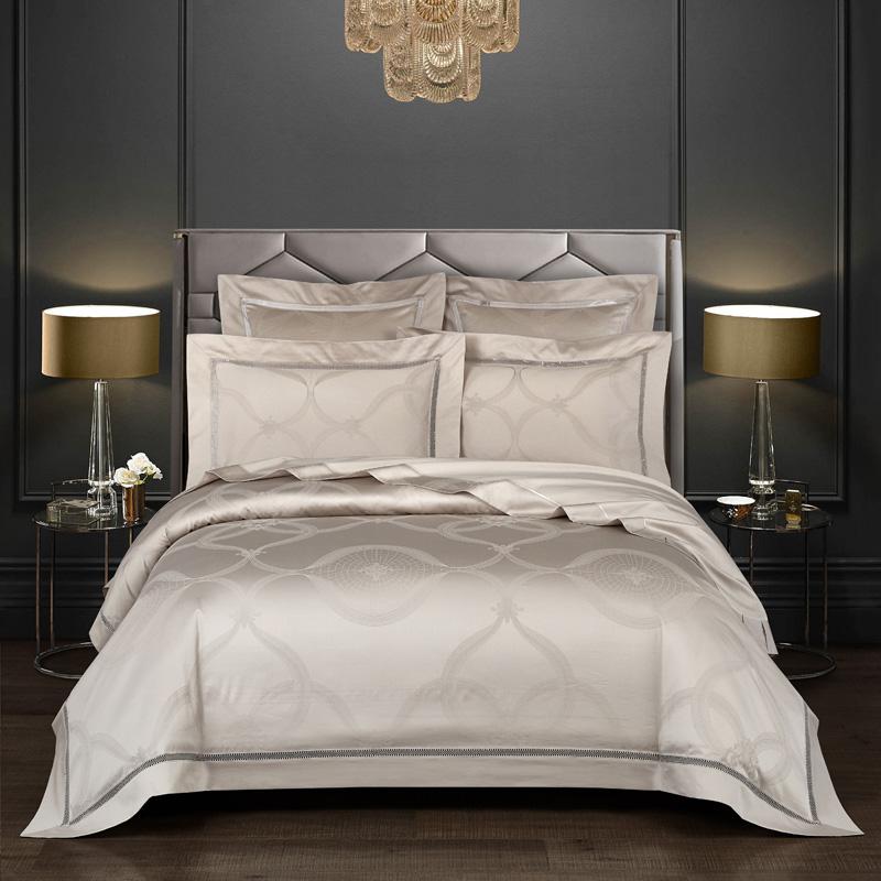 Novae Egyptian Cotton Vintage Jacquard Bedding Set | Lersk