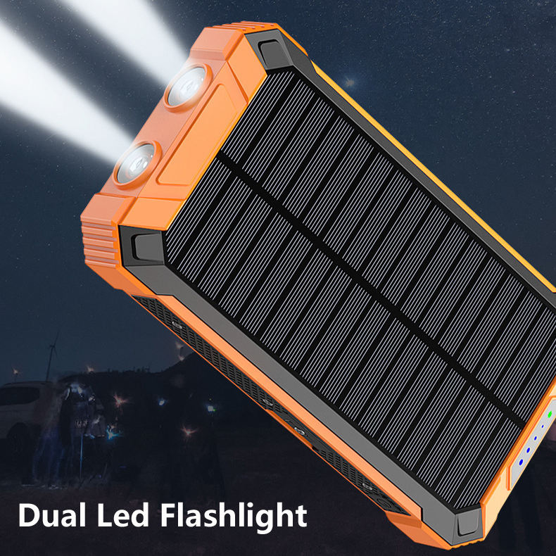 SolarPulse 20000mAh solární powerbanka pro použití na cestách | Lersk