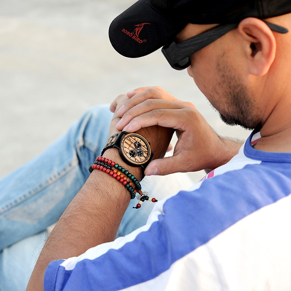 TimberLuxe Wooden Watch 3ATM Water-Resistant Gift Box | Lersk