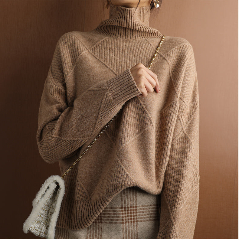 Liora Cashmere Turtleneck Sweater for Everyday Luxury | Lersk