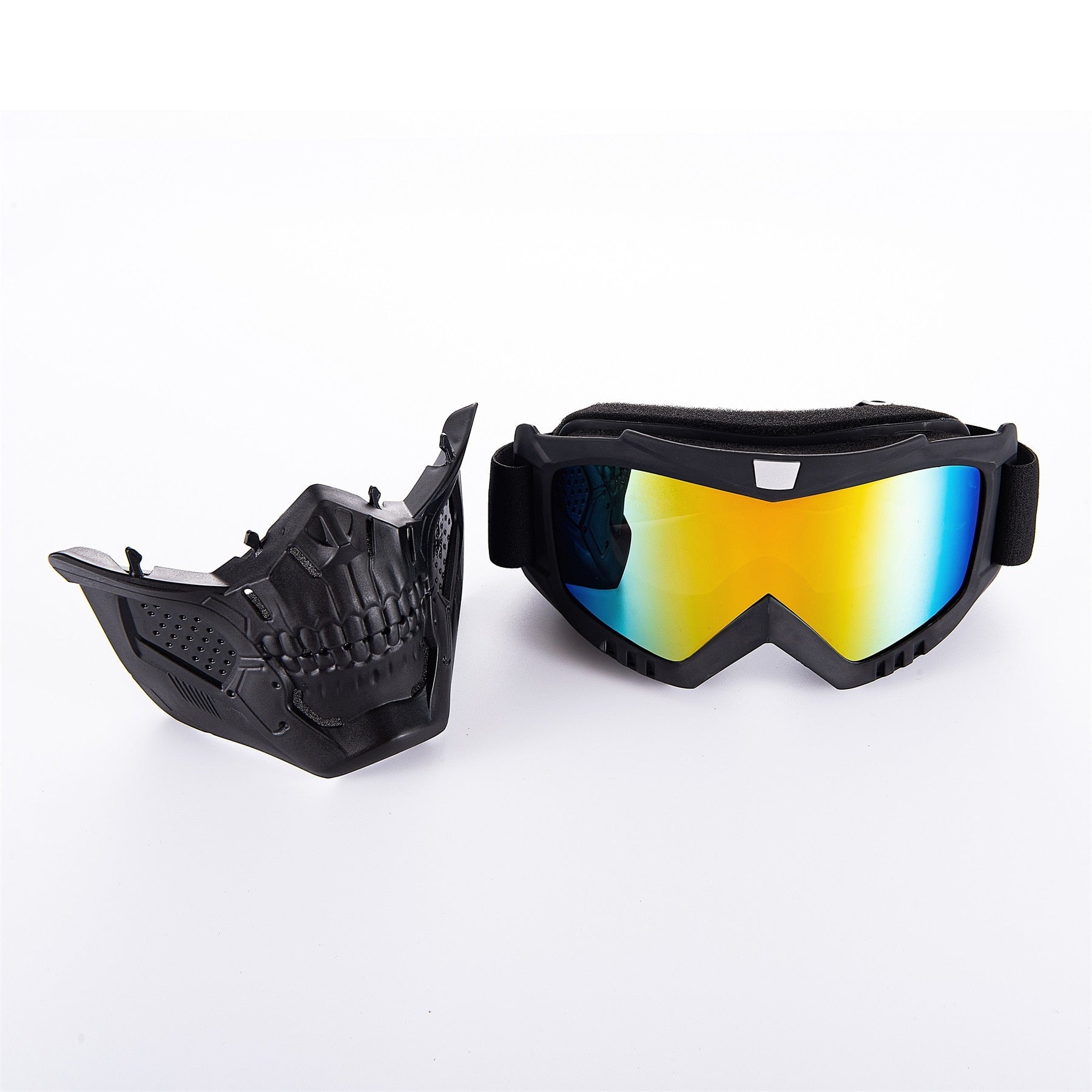 RogueRider Skull Mask with Motorcycle Goggles | Lersk