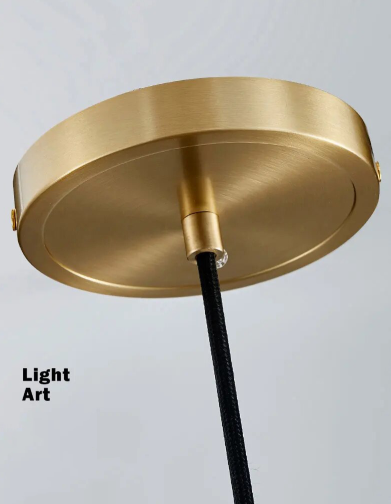 Asterra Premium Full Copper K9 Crystal LED Pendant Lights | Lersk