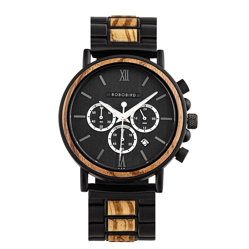 TimberLuxe Wooden Watch 3ATM Water-Resistant Gift Box | Lersk