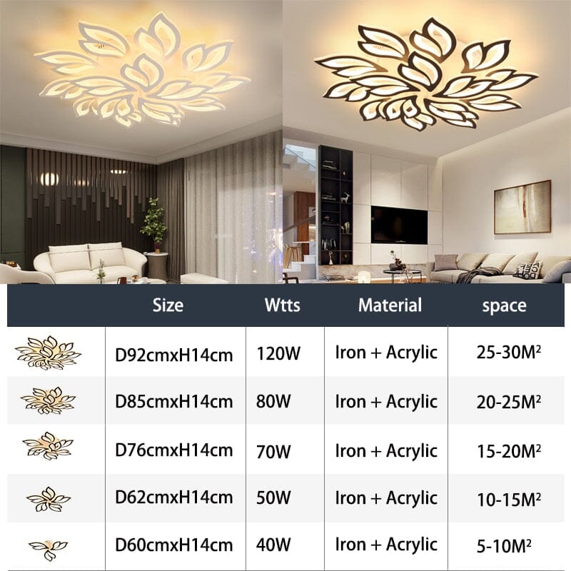 Lampy sufitowe Aurelia Petal | Lersk