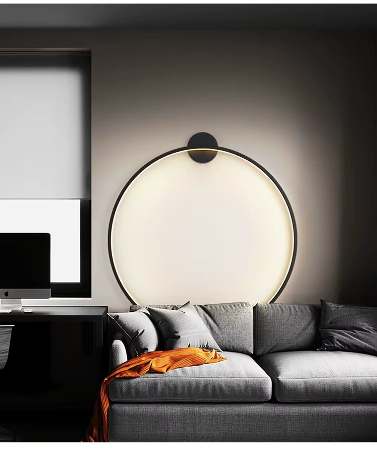 LumaNova Round Wall Light for Modern Minimalist Interiors | Lersk