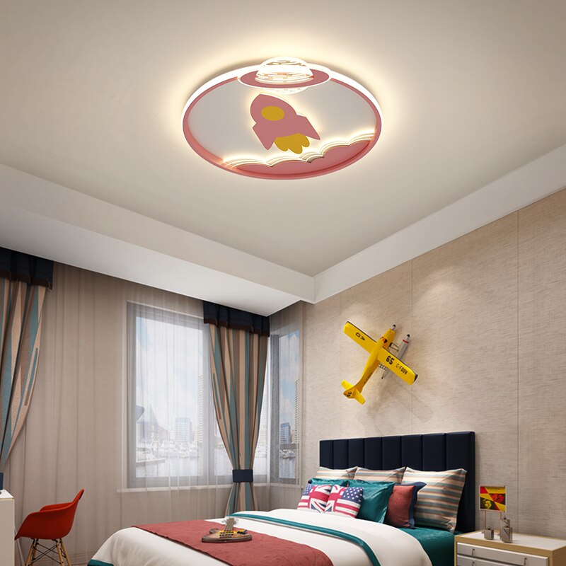 Orion Rocket Chandelier for Kids' Room | Lersk